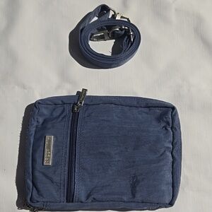 Baggallini Sky Blue Travel Crossbody Fanny Pack.